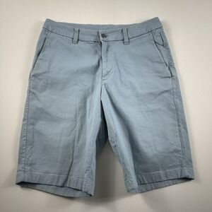 Lululemon 11" Commission Shorts Men 32 Blue Relaxed Fit LM7AKAS Warpstreme
